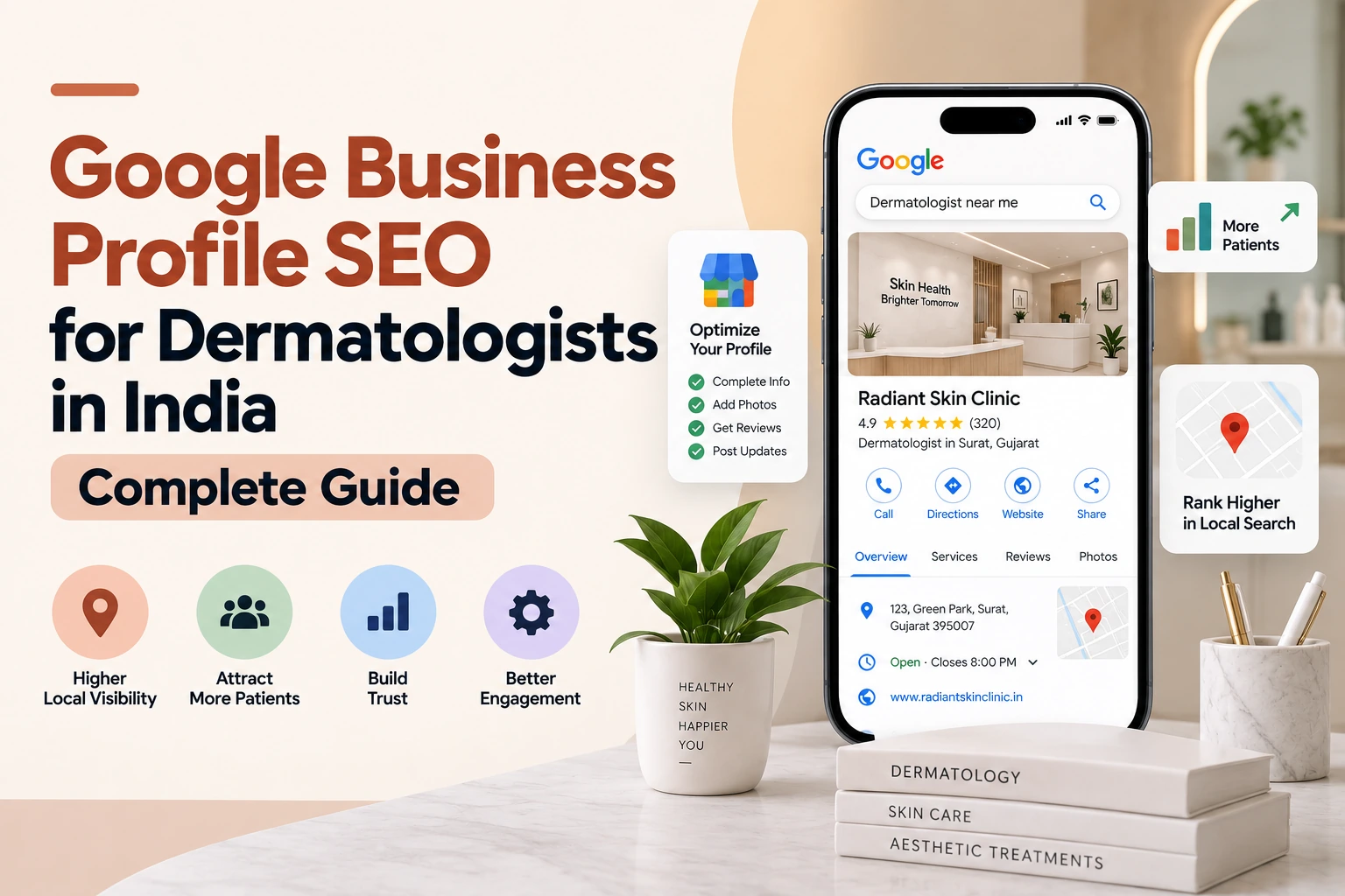 google-business-profile-seo-dermatologists-india